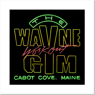 The Wayne Workout Gym Cabot Cove Maine Posters and Art